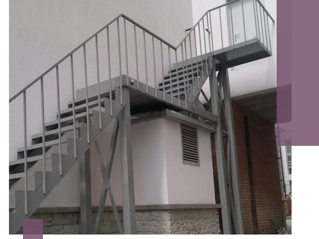 Монтаж пожарных лестниц под ключ в Крымске с гарантией качества