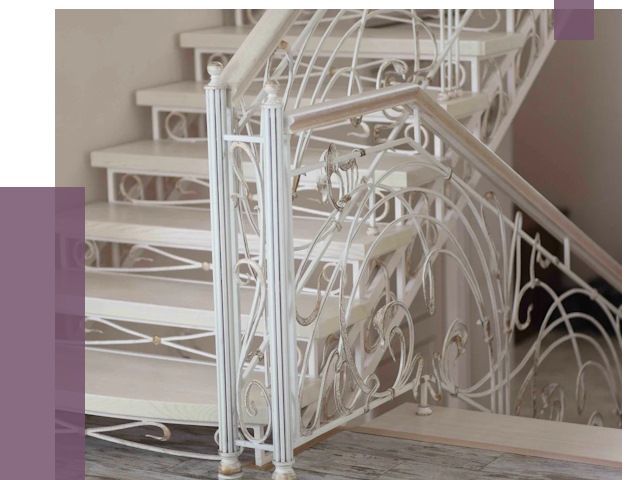 Изготовление кованых лестниц на заказ в Крымске от 88086 руб. | ПРОЛЁТ-Крм