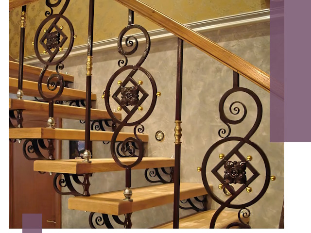 Изготовление кованых лестниц под ключ в Крымске