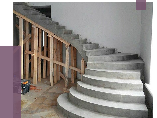 Изготовление бетонных лестниц под ключ в Крымске от 20208 руб. | ПРОЛЁТ-Крм