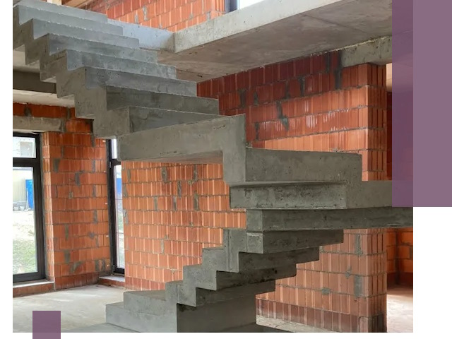 Изготовление бетонных лестниц под ключ в Крымске