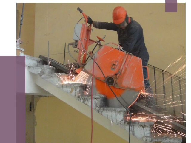 Демонтаж бетонных лестниц в Крымске от 4663 руб. за м2 | ПРОЛЁТ-Крм