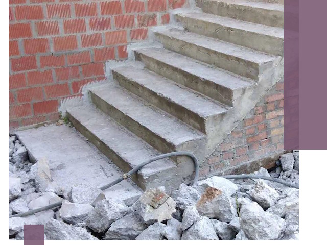 Демонтаж бетонных лестниц в Крымске: быстро и безопасно