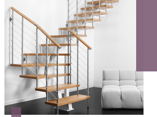 Модульные лестницы под ключ в Крымске — монтаж и изготовление