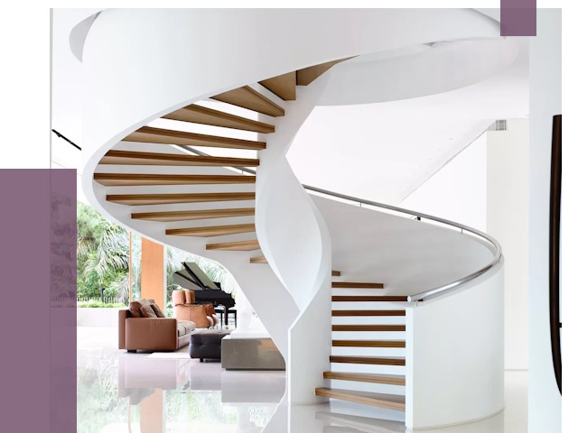 Винтовые лестницы в Крымске под ключ от 49224 руб. | ПРОЛЁТ-Крм