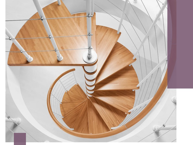 Изготовление винтовых лестниц под ключ в Крымске