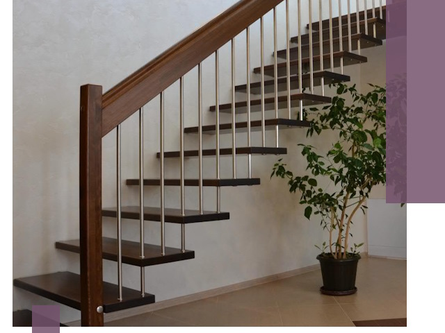 Лестницы на больцах под ключ в Крымске – изготовление и монтаж