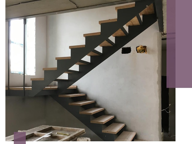 Изготовление лестниц на металлокаркасе в Крымске от производителя