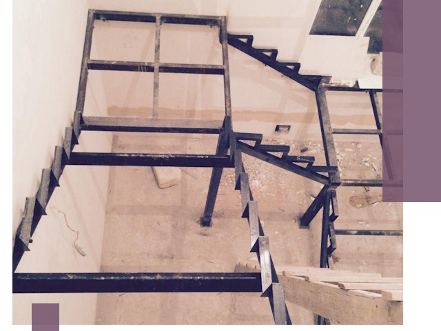 Монтаж лестниц на металлокаркасе в Крымске быстро и качественно