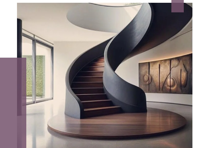 Элитные лестницы под заказ в Крымске от 191716 руб. — ПРОЛЁТ-Крм