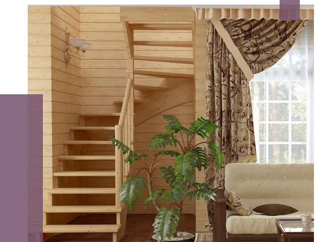 Лестницы для дачи в Крымске от 76945 руб.  | ПРОЛЁТ-Крм