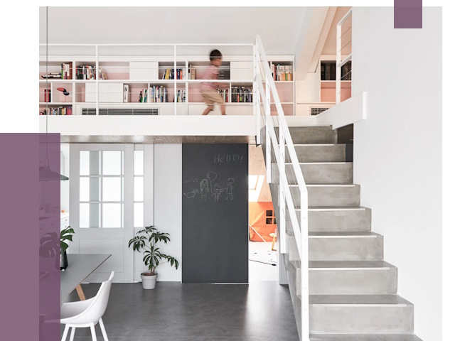 Лестницы для двухуровневой квартиры в Крымске от 178762 руб. | ПРОЛЁТ-Крм