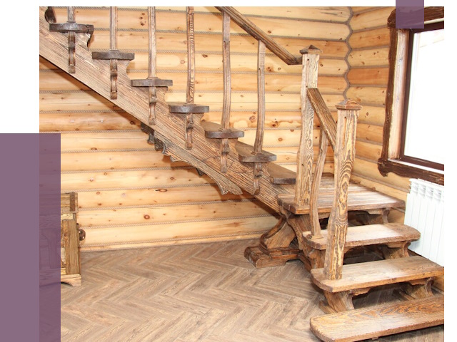 Лестницы в баню в Крымске от 19379 руб. — изготовление | ПРОЛЁТ-Крм