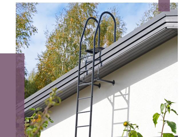 Лестницы на крышу в Крымске от 19379 руб. — монтаж и монтаж ПРОЛЁТ-Крм