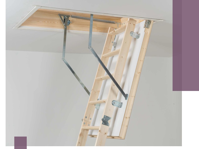 Установка чердачной лестницы под ключ в Крымске