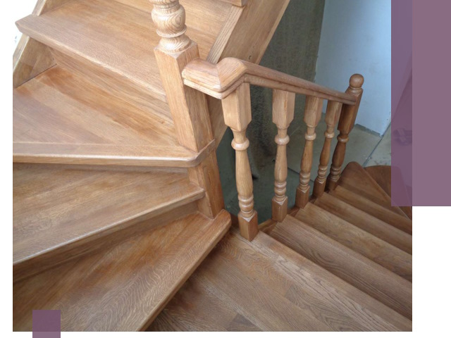 Дубовые лестницы под ключ в Крымске: изготовление и монтаж