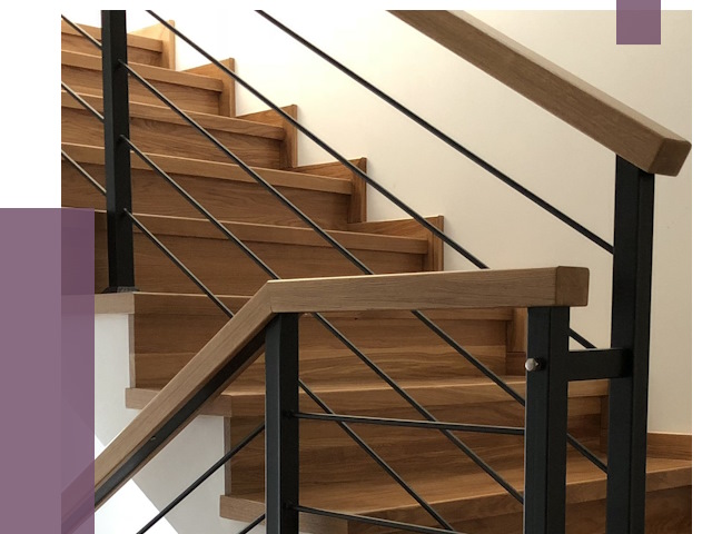 Обшивка металлической лестницы деревом в Крымске от 4404 руб. 