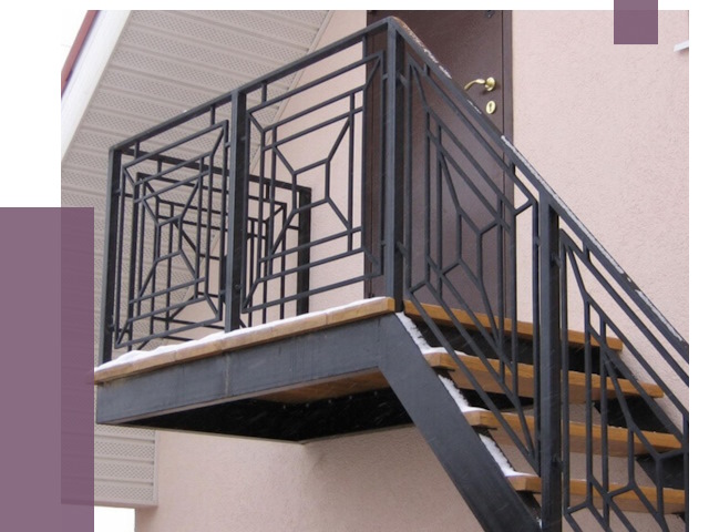 Металлические перила в Крымске от 4352 руб.  | ПРОЛЁТ-Крм