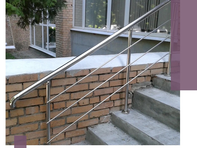 Перила из нержавеющей стали высокого качества в Крымске