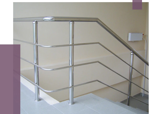 Алюминиевые перила в Крымске от 6425 руб. под ключ | ПРОЛЁТ-Крм