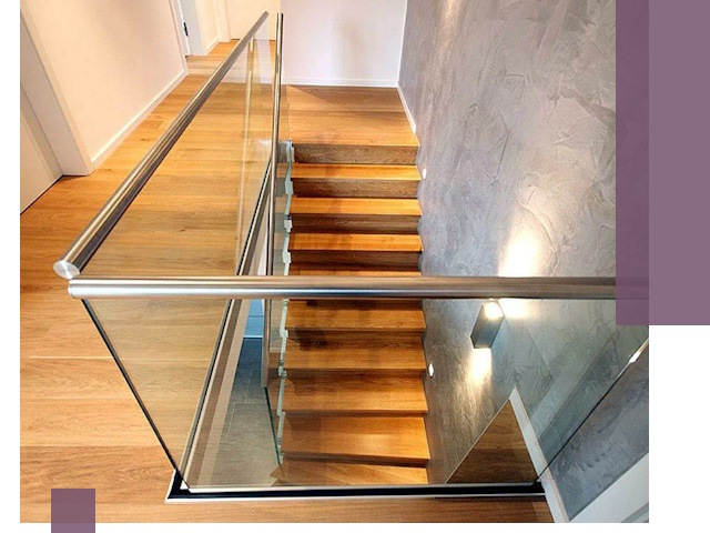 Перила для лестницы в доме — изготовление и монтаж в Крымске