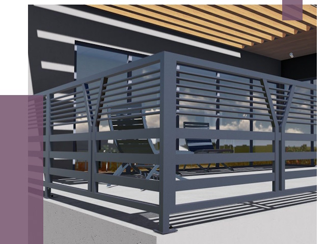 Изготовление балконных ограждений в Крымске от 10881 руб. | ПРОЛЁТ-Крм