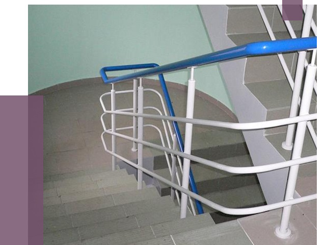 Перила в подъезде в Крымске — установка и замена от 7513 руб. | ПРОЛЁТ-Крм