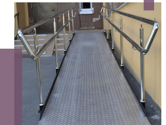 Пандусы в Крымске от 12436 руб. — установка для инвалидов | ПРОЛЁТ-Крм