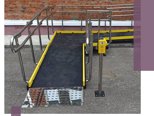 Изготовление наклонных пандусов для инвалидов в Крымске