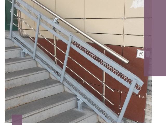 Изготовление откидных пандусов под ключ в Крымске