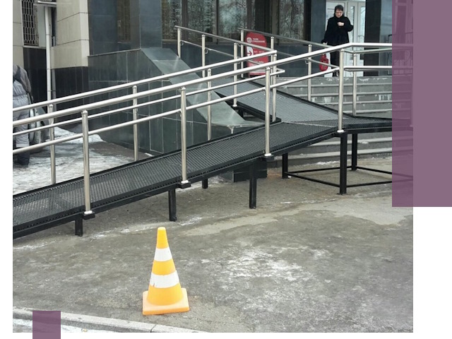 Стационарные пандусы под ключ в Крымске — изготовление и монтаж