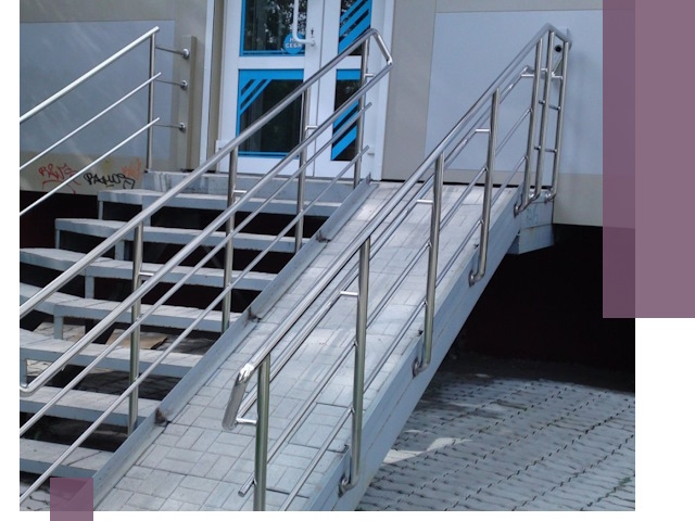 Пандус на крыльцо под ключ в Крымске: монтаж и изготовление