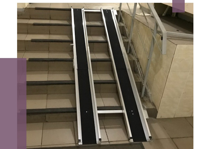 Установка пандуса в подъезд в Крымске от 8083 руб. под ключ | ПРОЛЁТ-Крм