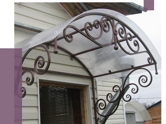 Изготовление козырьков в Крымске от 7461 руб. — заказать | ПРОЛЁТ-Крм