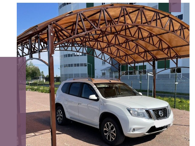 Недорогие навесы в Крымске от 43525 руб.  | ПРОЛЁТ-Крм