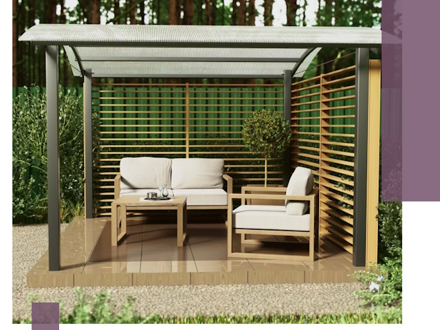 Навесы для дачи в Крымске: изготовление, монтаж и демонтаж