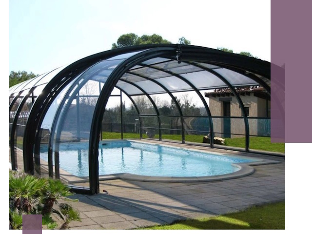 Навесы для бассейна в Крымске: изготовление и монтаж под ключ