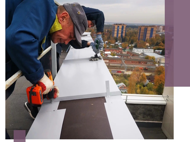 Монтаж парапетов в Крымске — установка прочных металлических ограждений