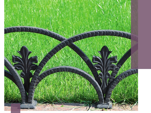 Декоративные металлические бордюры под ключ в Крымске