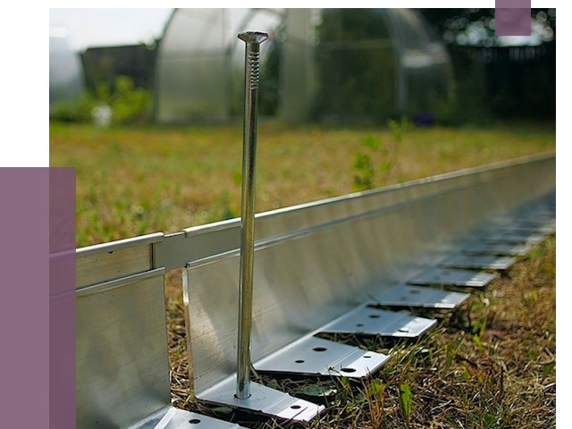 Металлические бордюры для газона в Крымске от 4352 руб. | ПРОЛЁТ-Крм