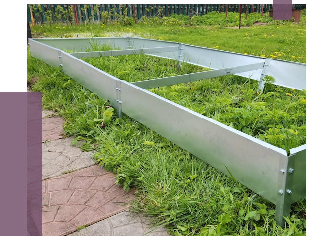 Металлические бордюры для грядок в Крымске от 1814 руб.