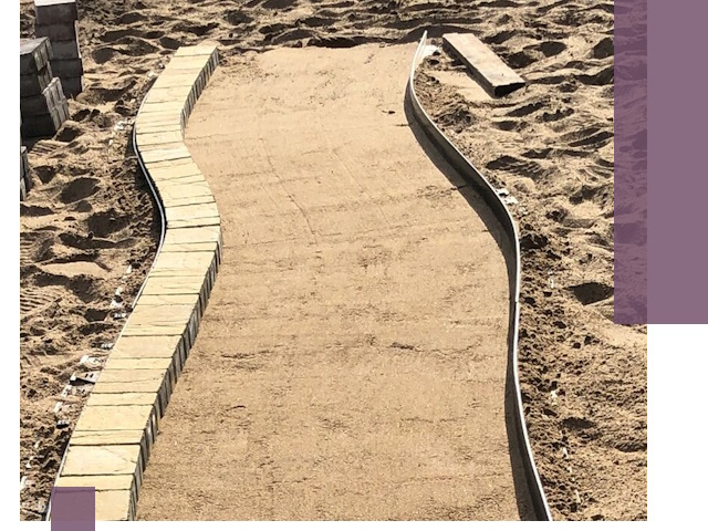 Металлические бордюры для тротуаров в Крымске — прочные и долговечные