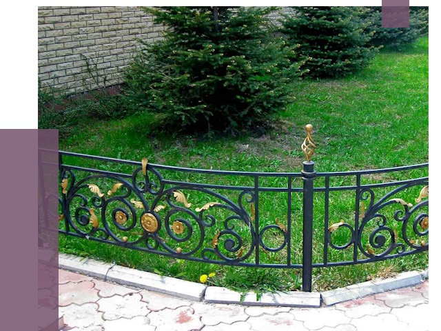 Кованые газонные ограждения в Крымске от 7720 руб. — ПРОЛЁТ-Крм