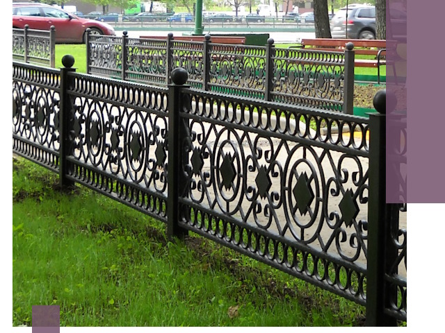 Секционные газонные ограждения под ключ в Крымске