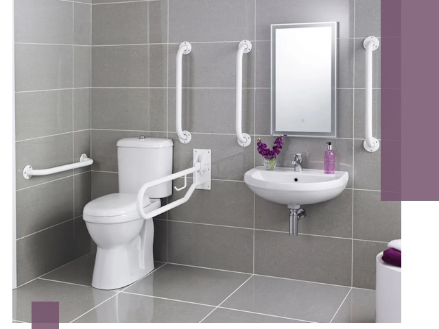 Поручни для санузлов в Крымске: установка, ремонт и монтаж